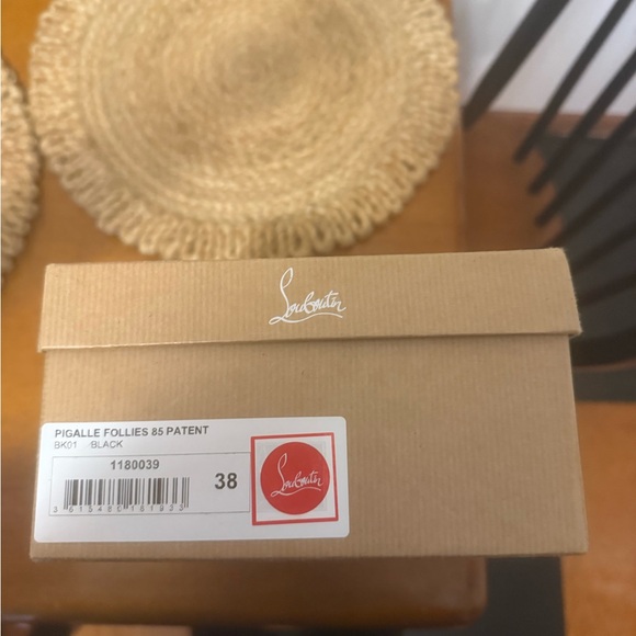 Christian Louboutin Black Patent Leather Heels - Picture 5 of 6